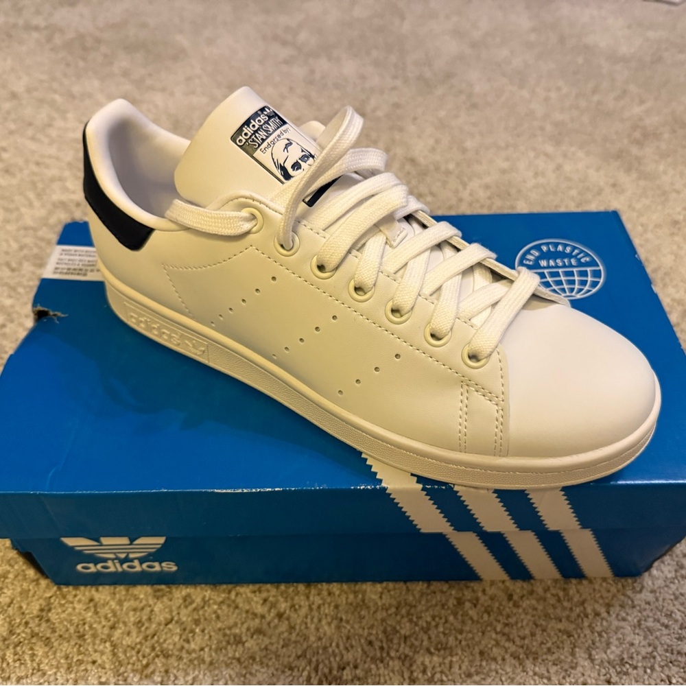 Adidas White and Black Classic Sneakers